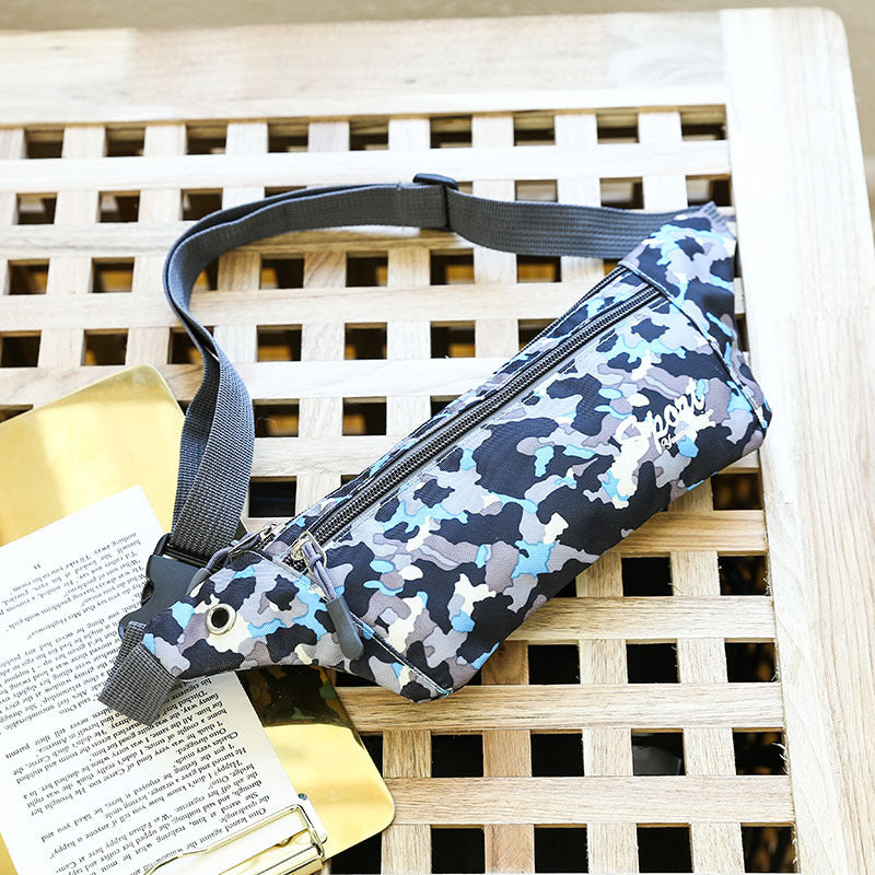 Women's & Men's & Close-fitting Camouflage Nylon Waterproof Large Men's Waist Packs