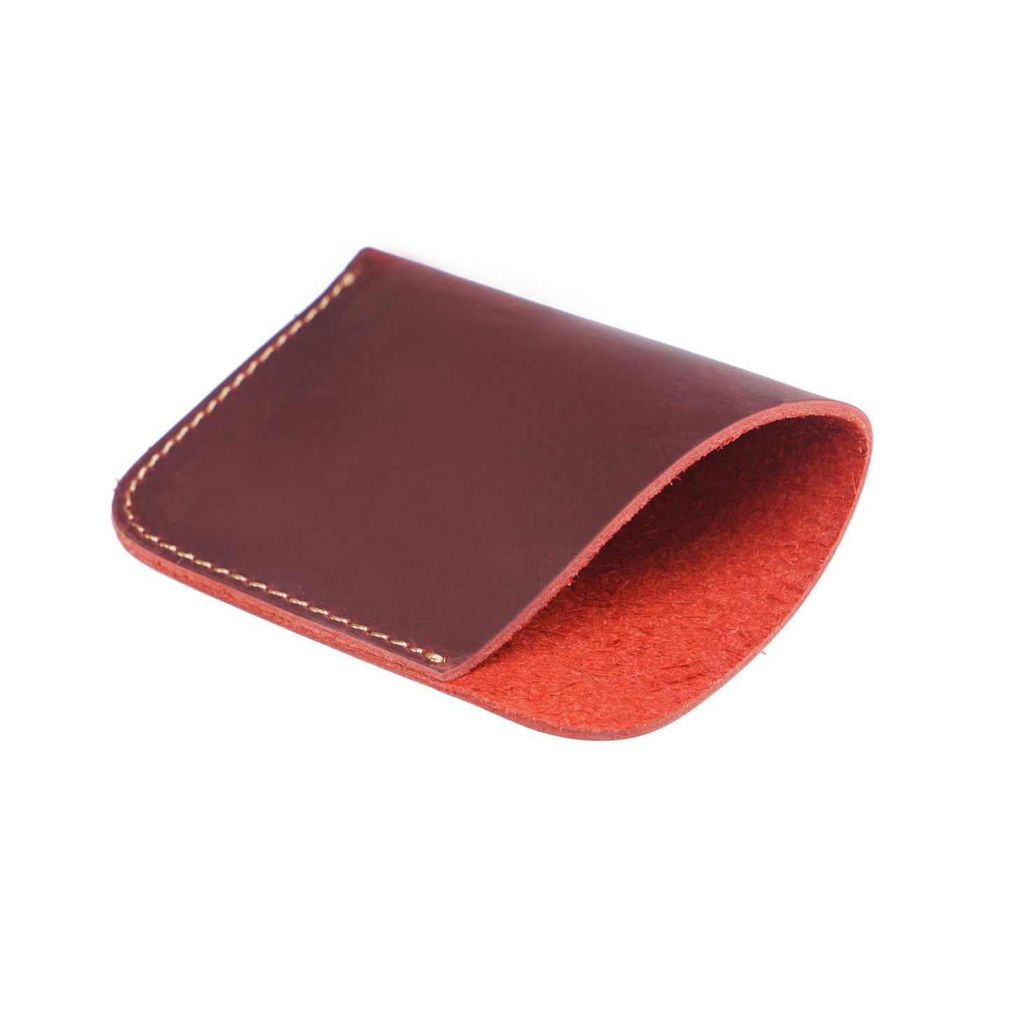 Men's Simple Crazy Horse Leather Vintage Cowhide Card Holder
