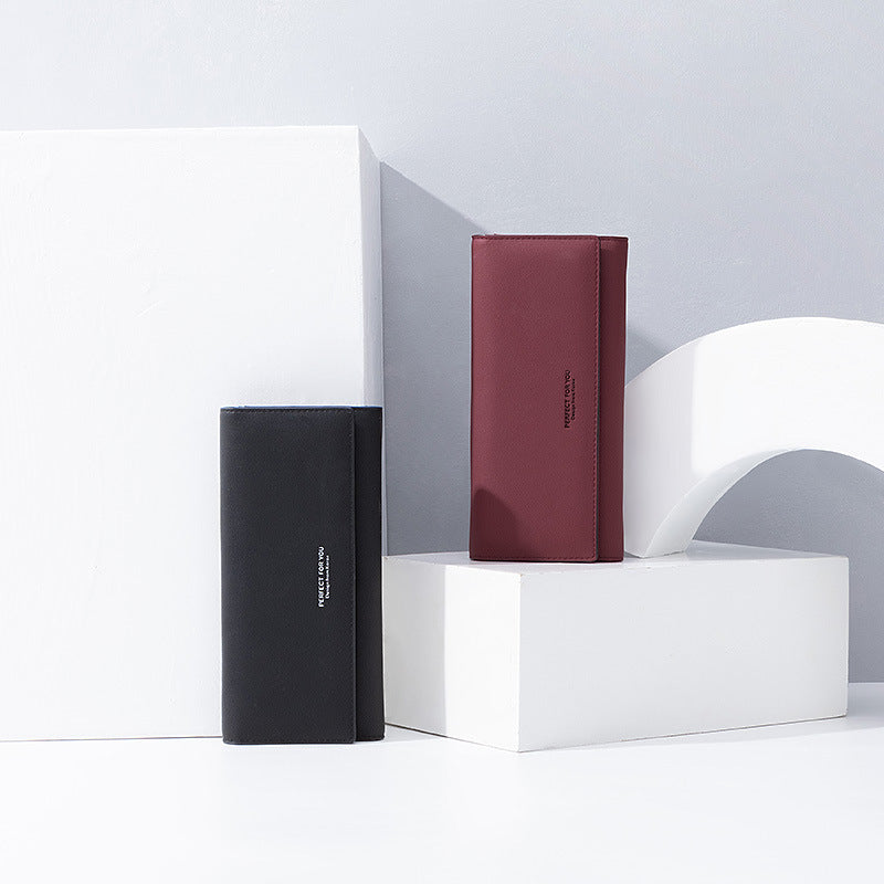 Women's Long Korean Style Zipper Fashion Ladies Wallets