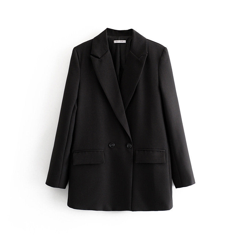 Women's Elegant Color Fashion Light Gray Blazers