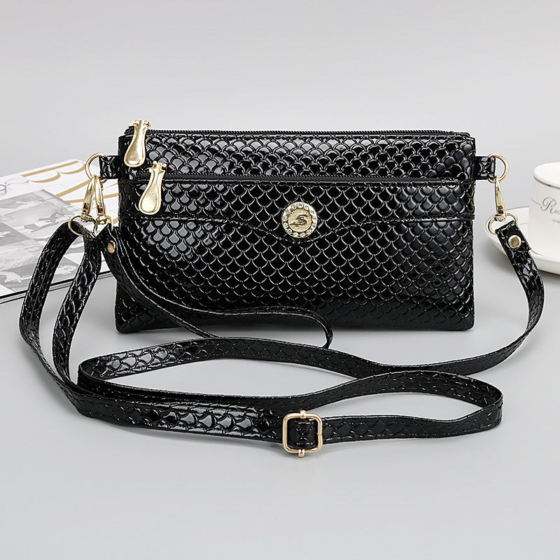 Women's Unique Popular Fashion Clutch Mobile Small Square Bags
