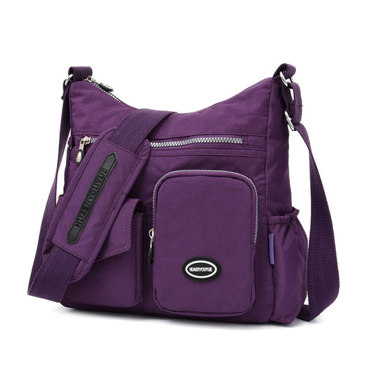 Women's Pretty Nylon Cloth Fashion Waterproof Shoulder Bags