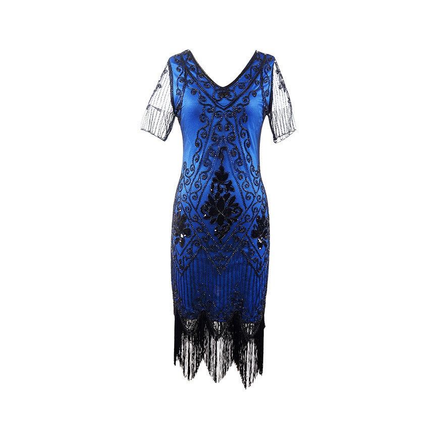 Women's Charming Stylish Sequined Dress Vintage Wedding Dresses