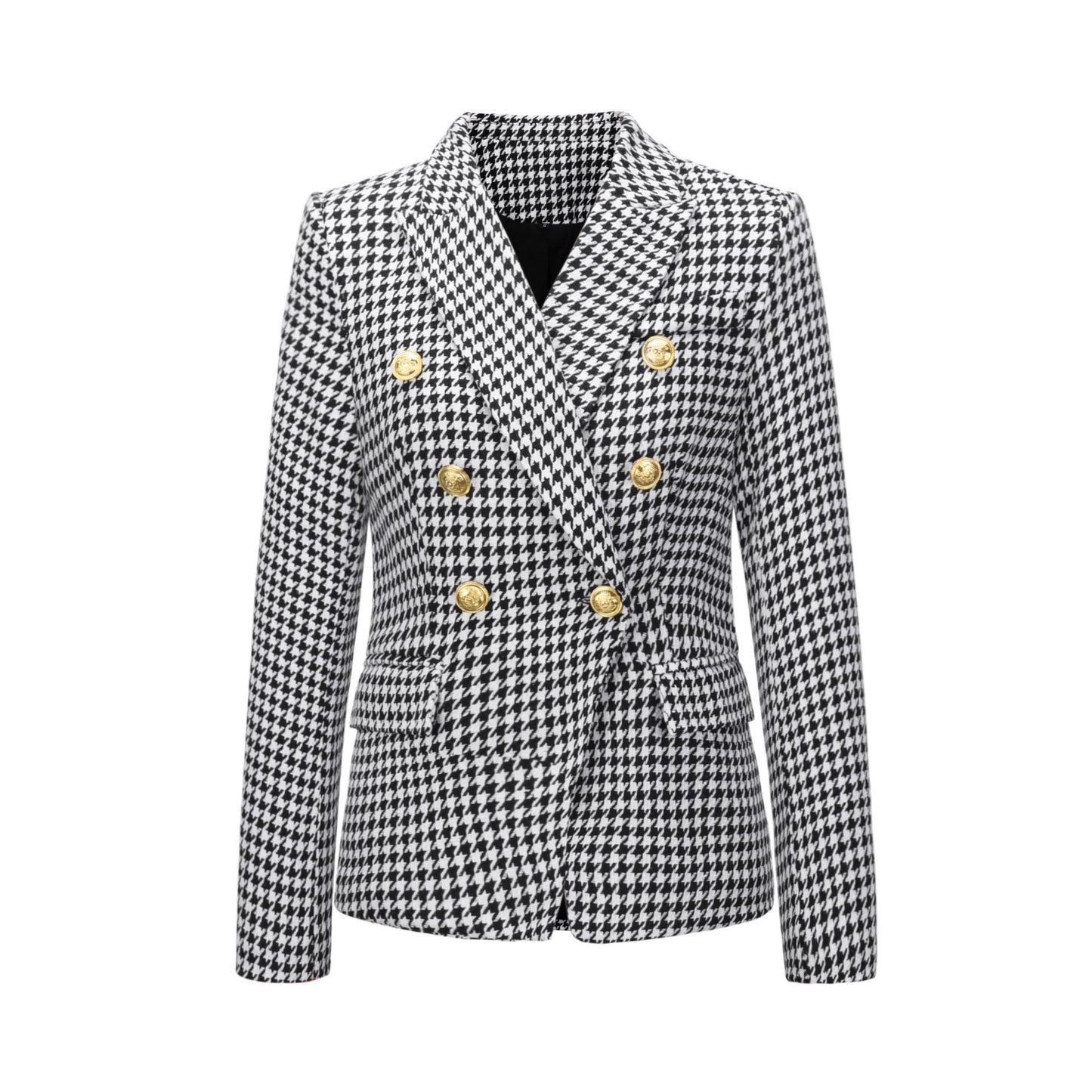 Women's Pretty Small Fashion Double Breasted Blazers