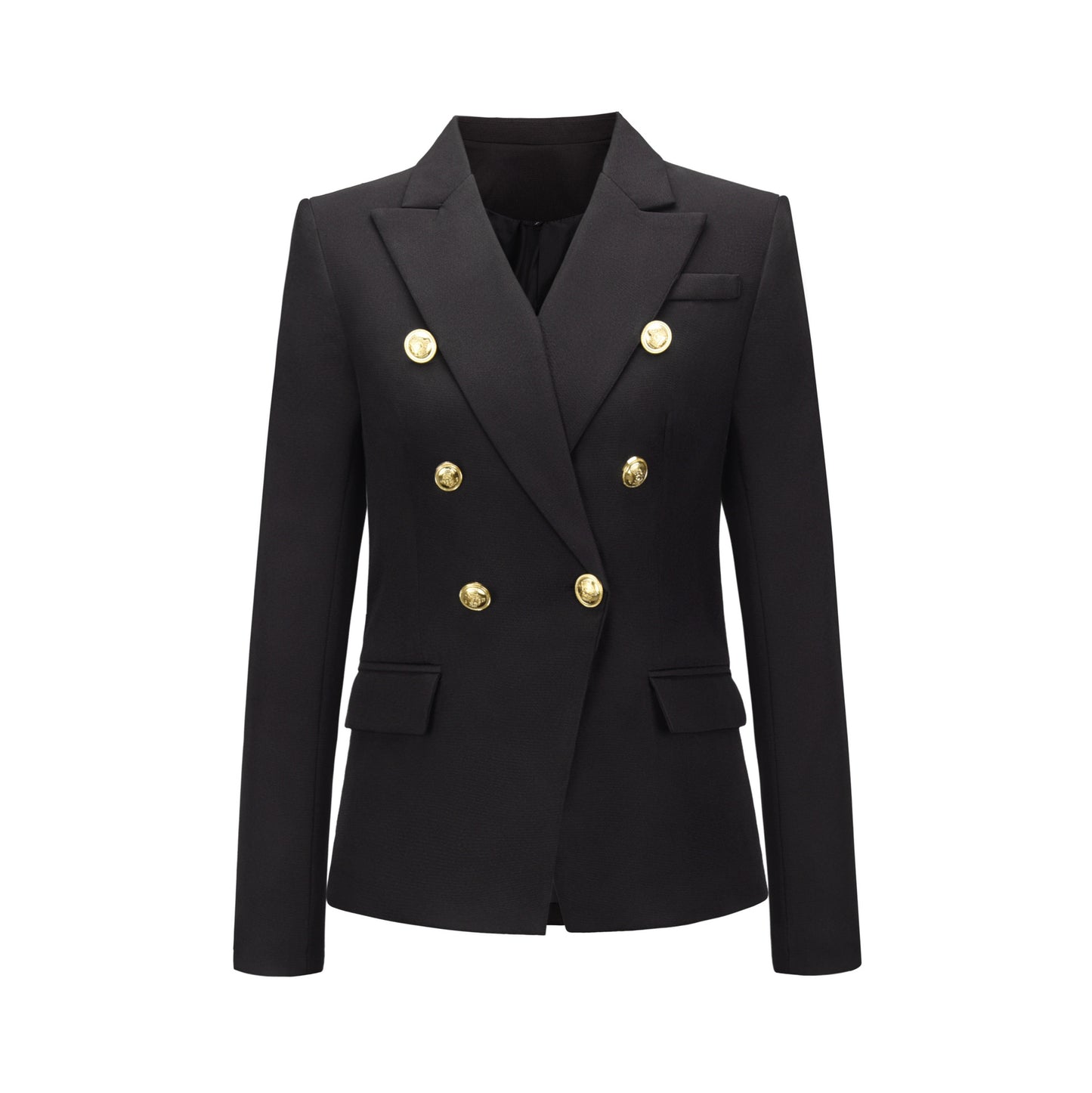 Women's Pretty Small Fashion Double Breasted Blazers