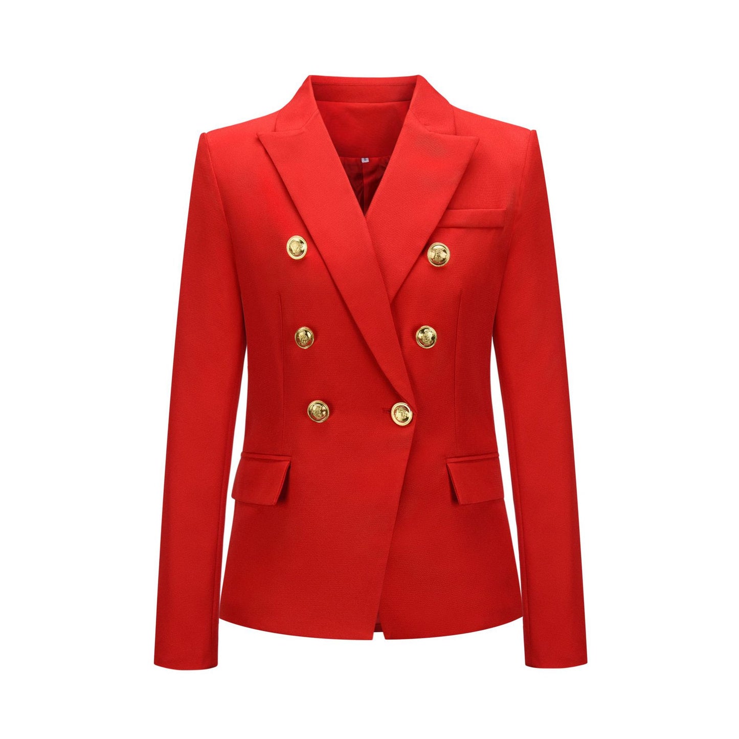 Women's Pretty Small Fashion Double Breasted Blazers