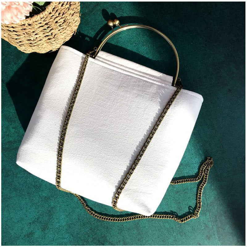 Cotton Linen Hand Holding Handmade Cheongsam Handbags