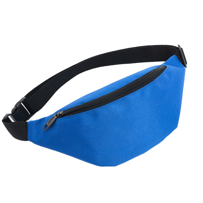 Women's & Men's & Solid Color Leisure Slanted Printable Men's Waist Packs