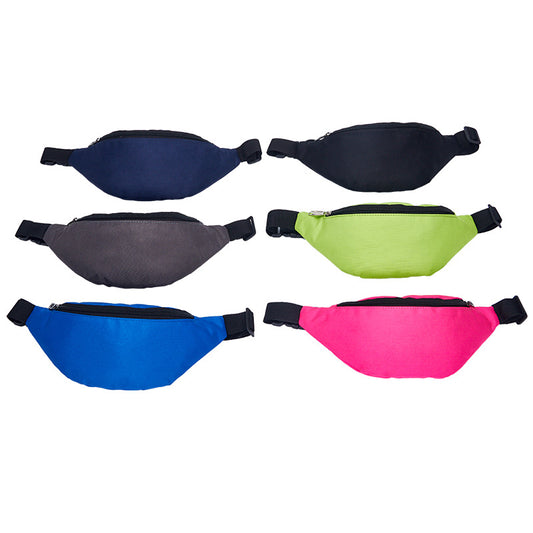 Women's & Men's & Solid Color Leisure Slanted Printable Men's Waist Packs