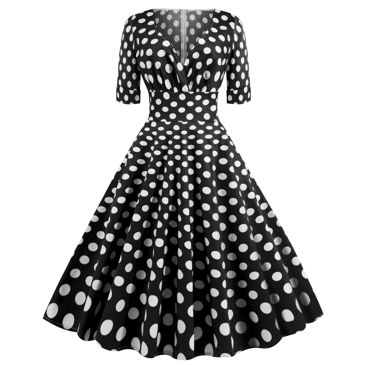 Print Dress Pettiskirt Slim Fit Fashion Dresses