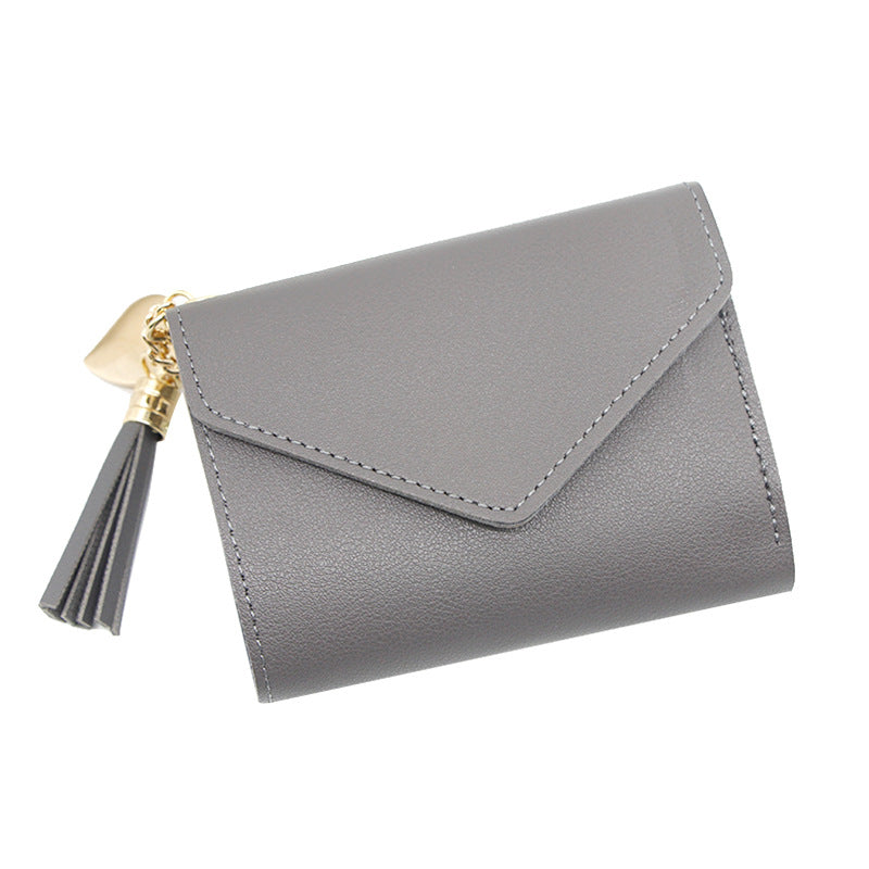Women's Glamorous Versatile Simple Clutch Short Ladies Wallets