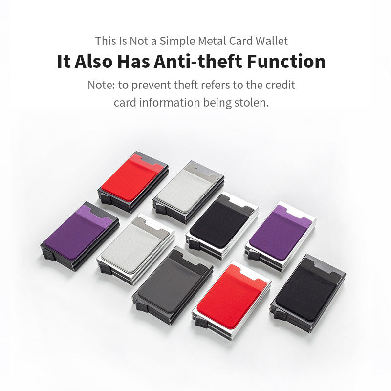 Patent One-piece Aluminum Alloy Double Box Purses