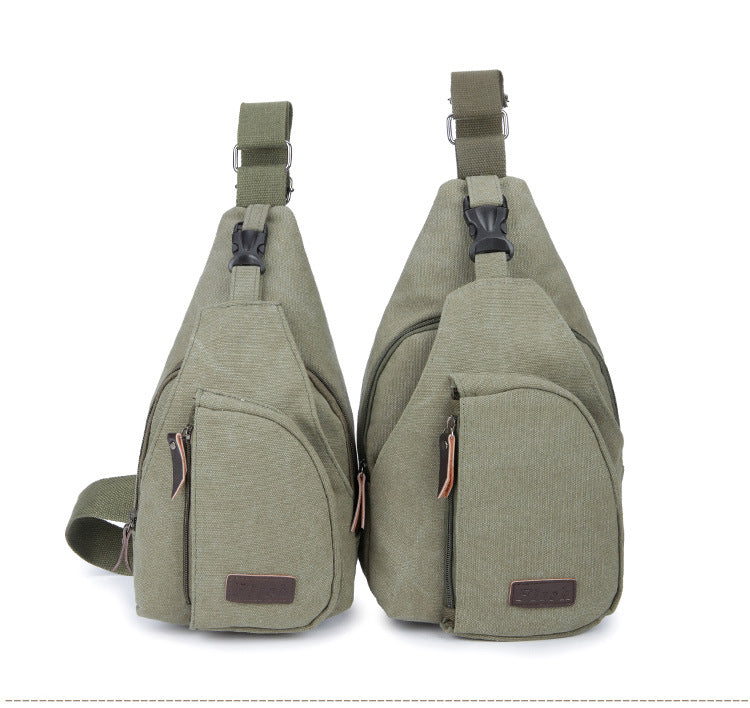 Men's Innovative Pretty Korean Style Canvas Men's Chest Bags