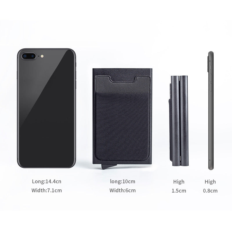 Patent One-piece Aluminum Alloy Double Box Purses