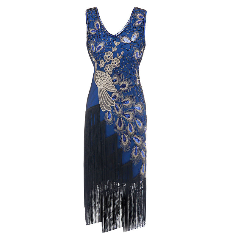 Retro Style Sequin Bead Dress Fashion Wedding Dresses