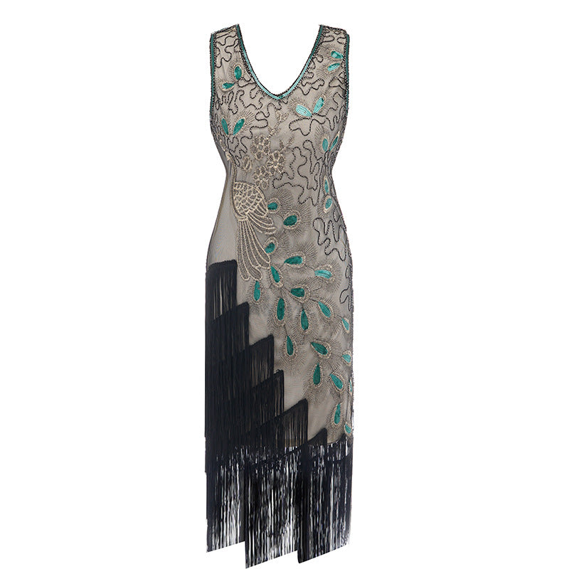 Retro Style Sequin Bead Dress Fashion Wedding Dresses