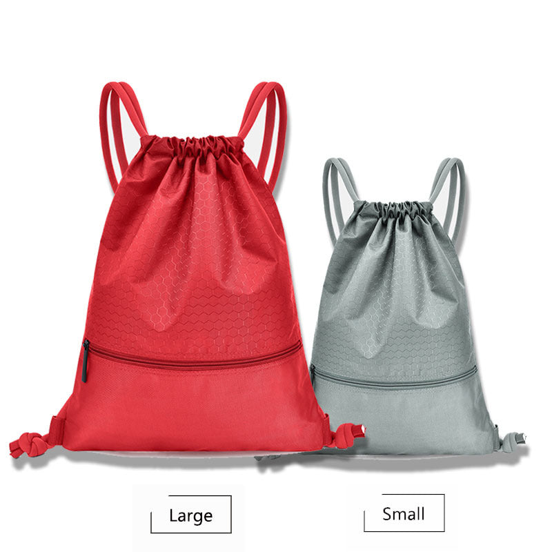 Thick Rope Drawstring Large Waterproof Storage Sports Backpacks