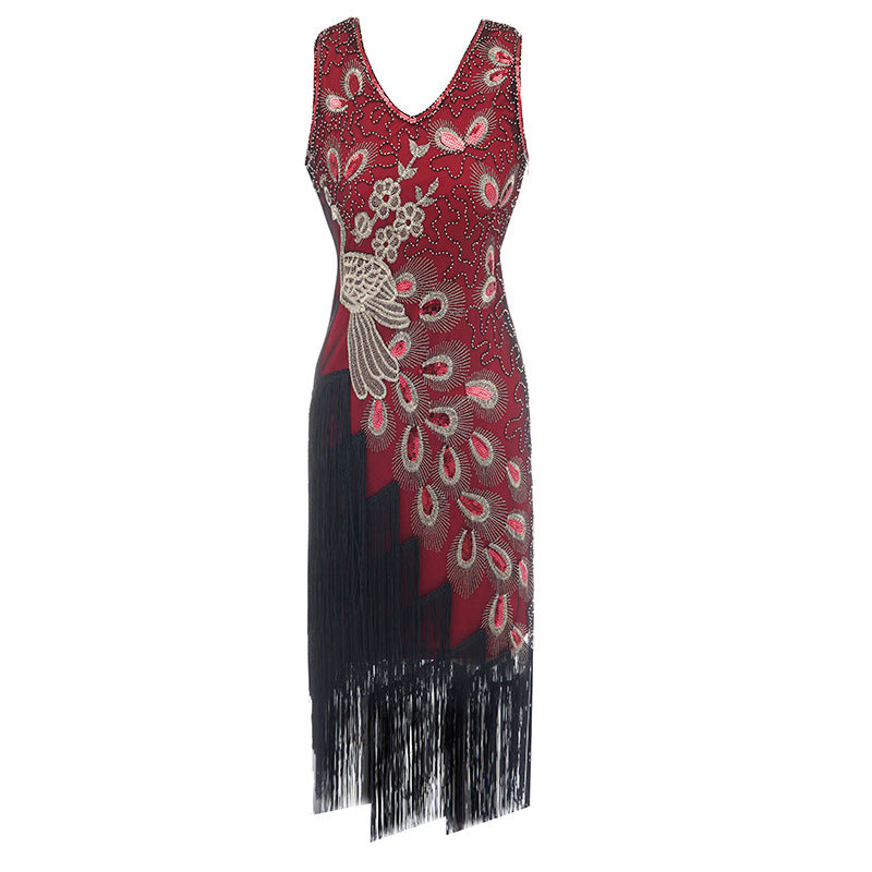 Retro Style Sequin Bead Dress Fashion Wedding Dresses