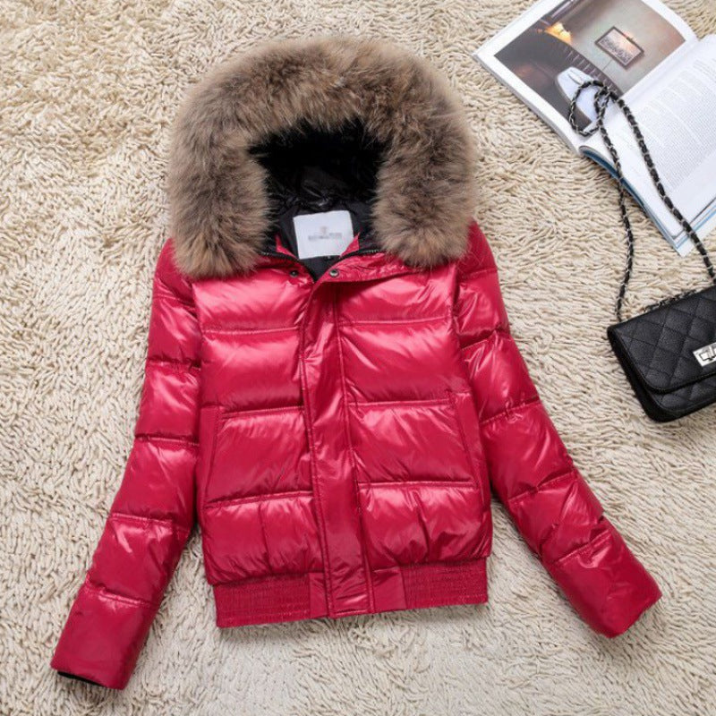 Women's Winter Big Fur Collar Down Yao Coats