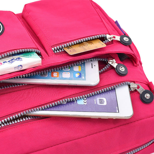 Charming Women's Nylon Large Capacity Waterproof Bags