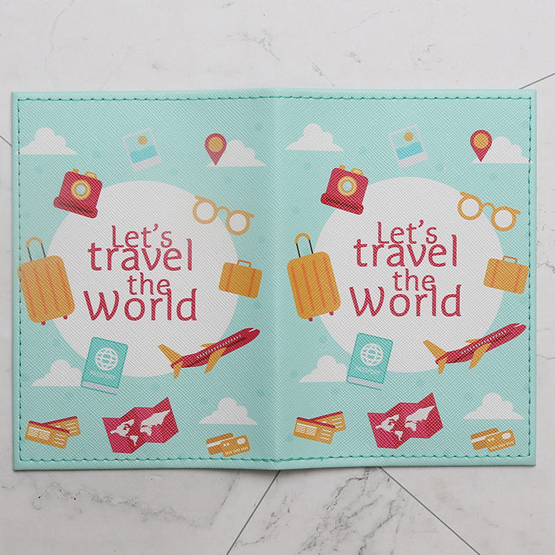 The World Map Passport Cover Creative Id Package