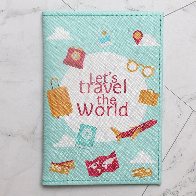 The World Map Passport Cover Creative Id Package