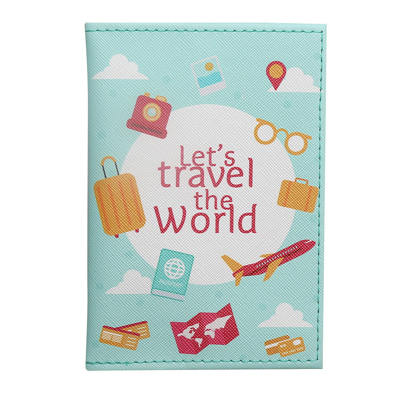 The World Map Passport Cover Creative Id Package