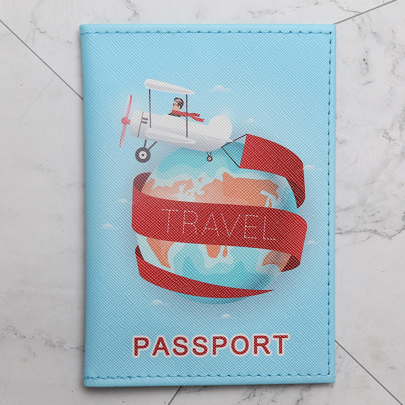 The World Map Passport Cover Creative Id Package