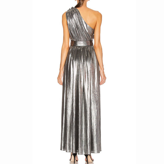 Sexy Lacing Side Slit Mid-length Formal Dresses