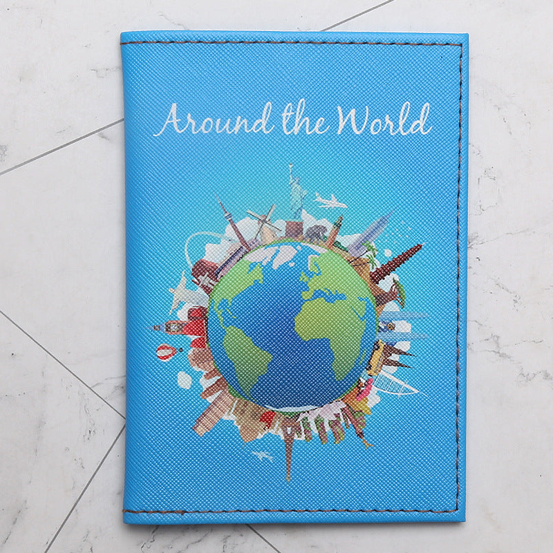 The World Map Passport Cover Creative Id Package