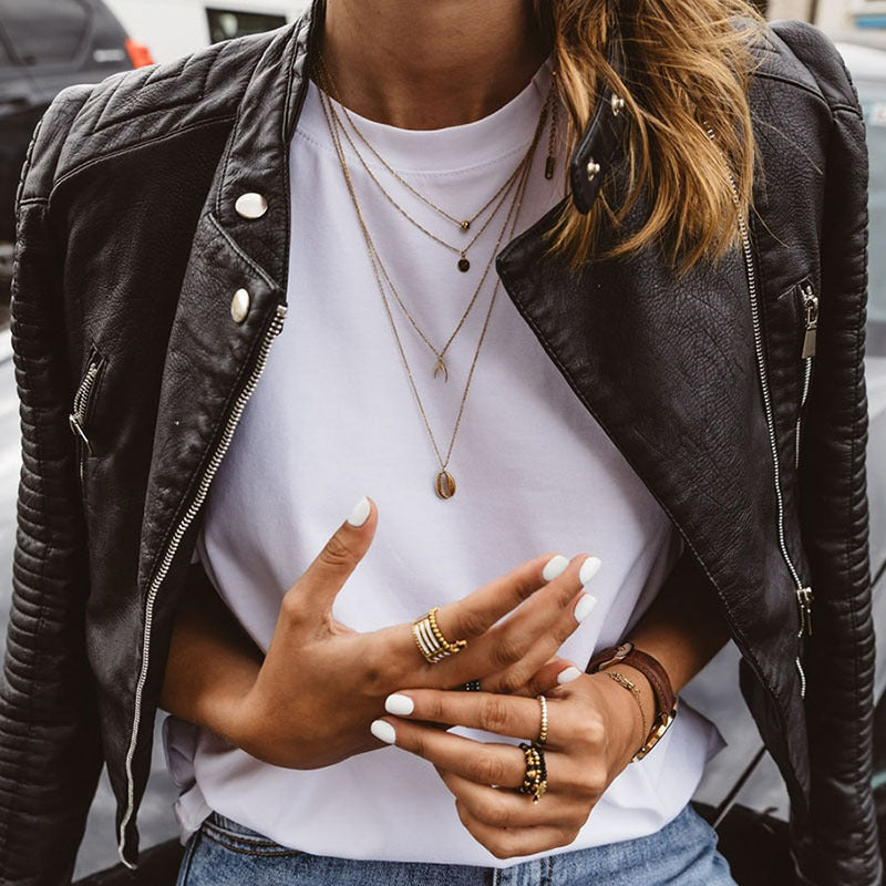 Stylish Leather Popular Chic Good Quality Jackets