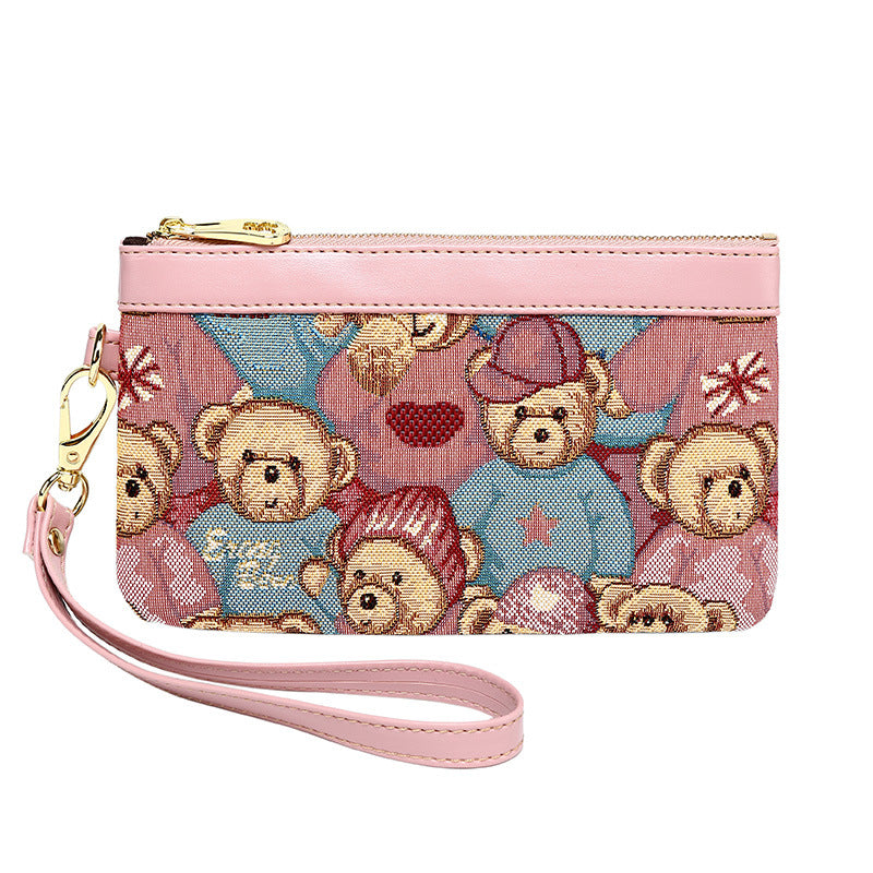Women's New Beautiful Bear Mobile Female Handbags