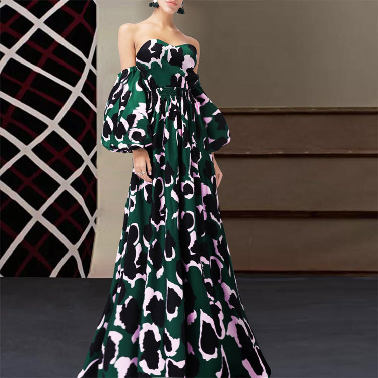 Unique Bohemian Printing Maxi Dress Sexy Dresses