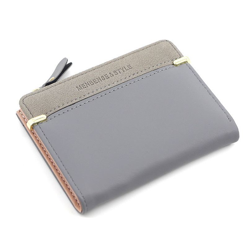 Women's Fashion Large Capacity Multifunctional Clutch Short Ladies Wallets