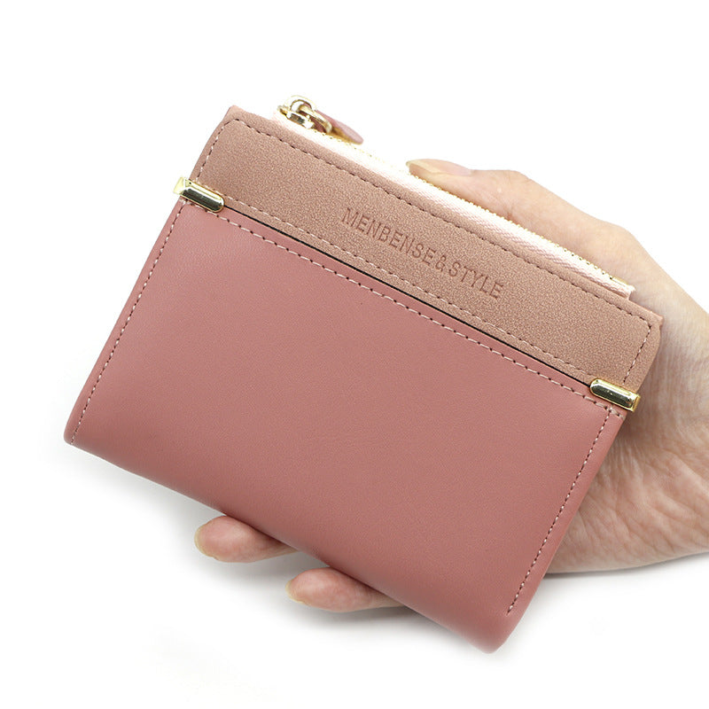 Women's Fashion Large Capacity Multifunctional Clutch Short Ladies Wallets