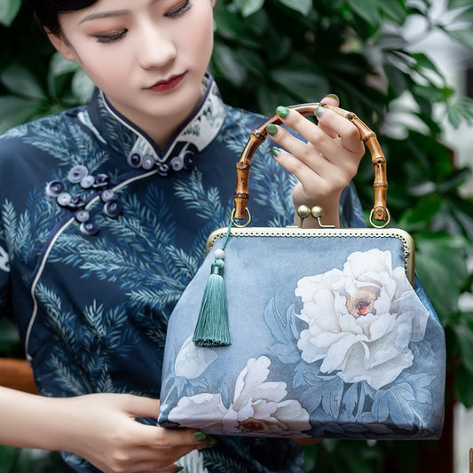 Women's Cheongsam Antiquity Vintage Handmade Dinner China Handbags