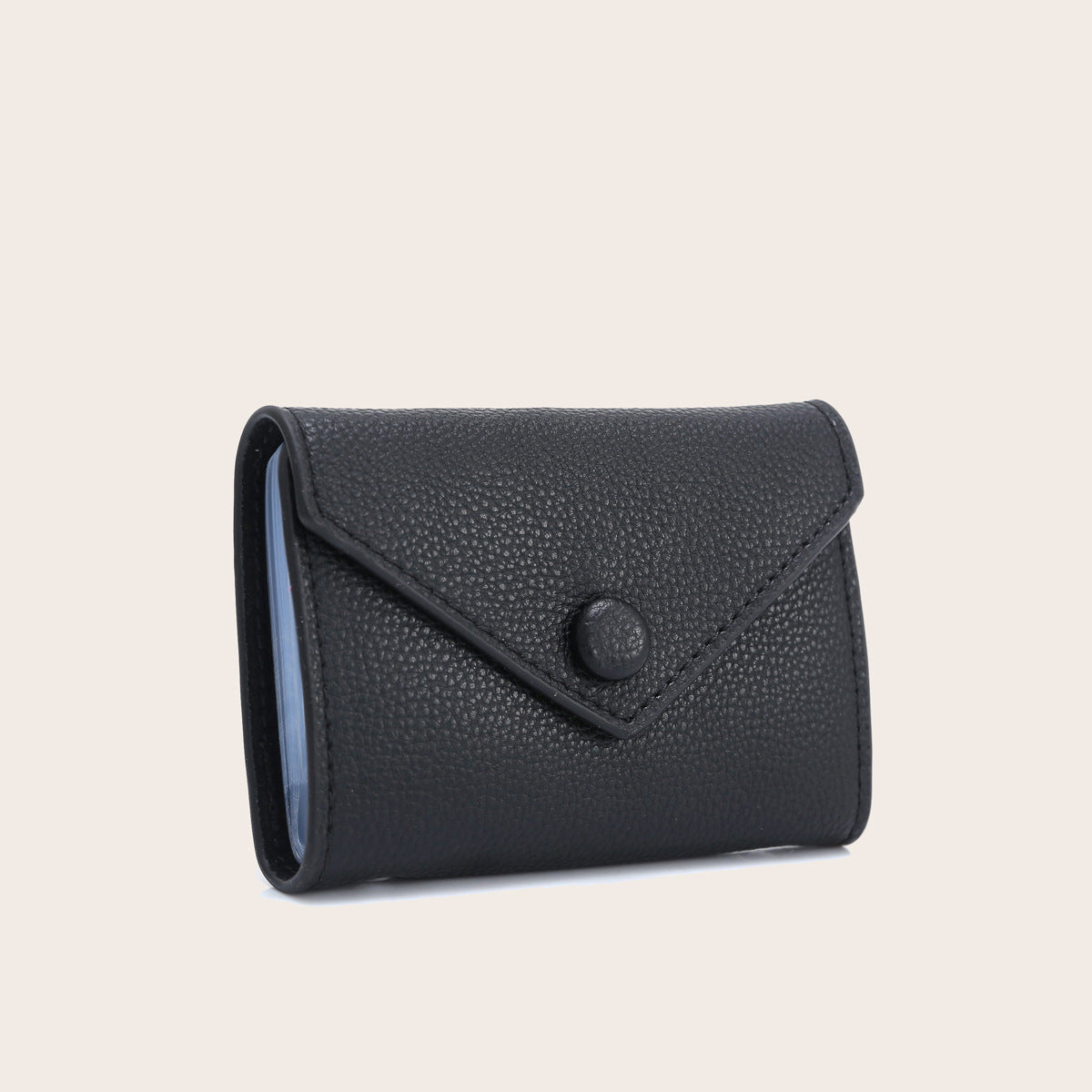 Women's Portable Leather Large Capacity Bank F Card Holder