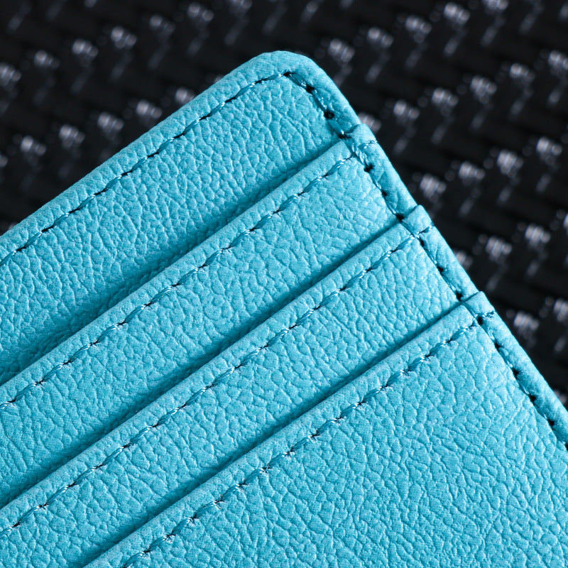 Cool Innovative Multiple Slots Leather Change Card Holder