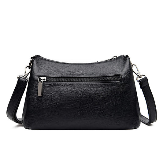 Women's Soft Leather Fashion Large Capacity Mom Shoulder Bags