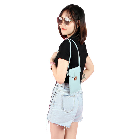 Women's Fashion Leather Touch Screen Mobile Retro Phone Bags