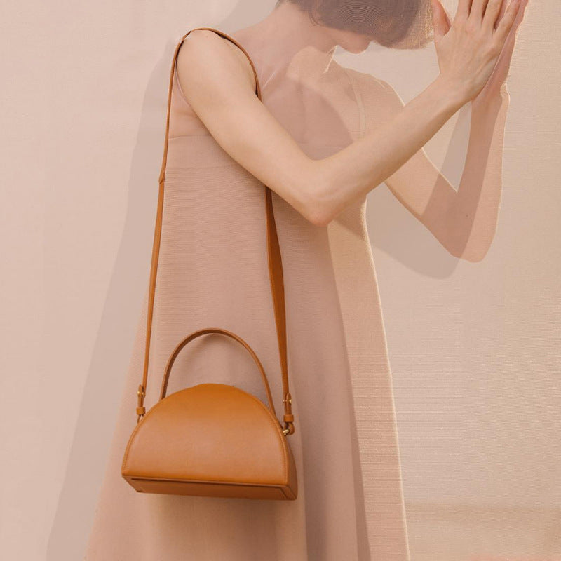 Attractive Women's Trendy Box Semicircle Fashion Handbags