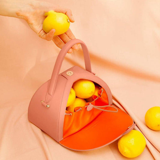 Attractive Women's Trendy Box Semicircle Fashion Handbags