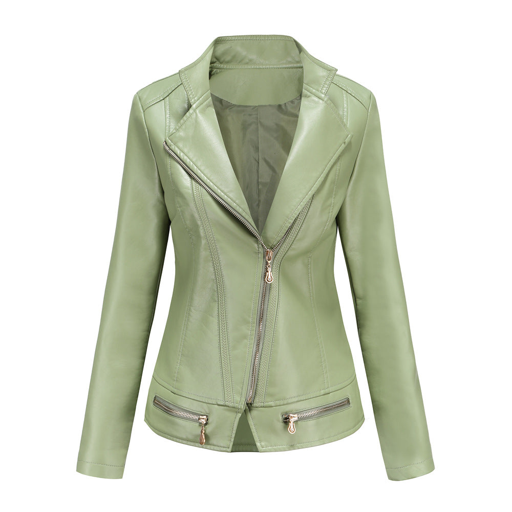 Women's Fashion Leather Thin Casual Hot Jackets