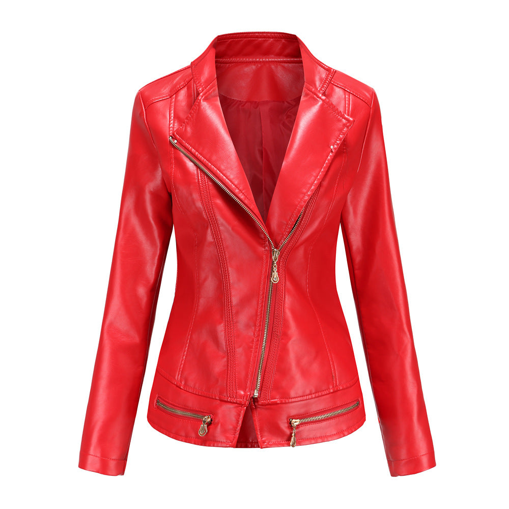 Women's Fashion Leather Thin Casual Hot Jackets