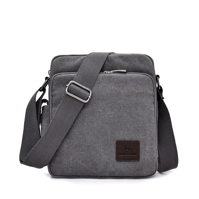 Men's Canvas Vintage Military Fan With For Men's Messenger Bags