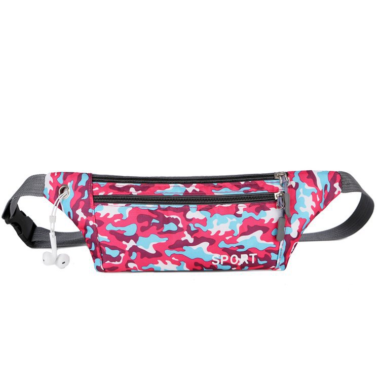 Women's Nylon Cloth Camouflage Fashion Stall Men's Waist Packs