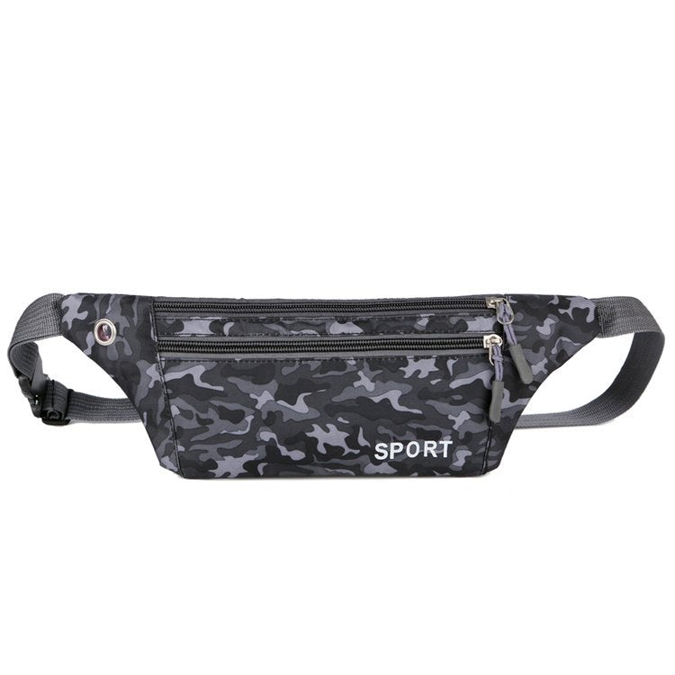 Women's Nylon Cloth Camouflage Fashion Stall Men's Waist Packs