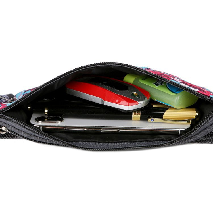 Women's Nylon Cloth Camouflage Fashion Stall Men's Waist Packs