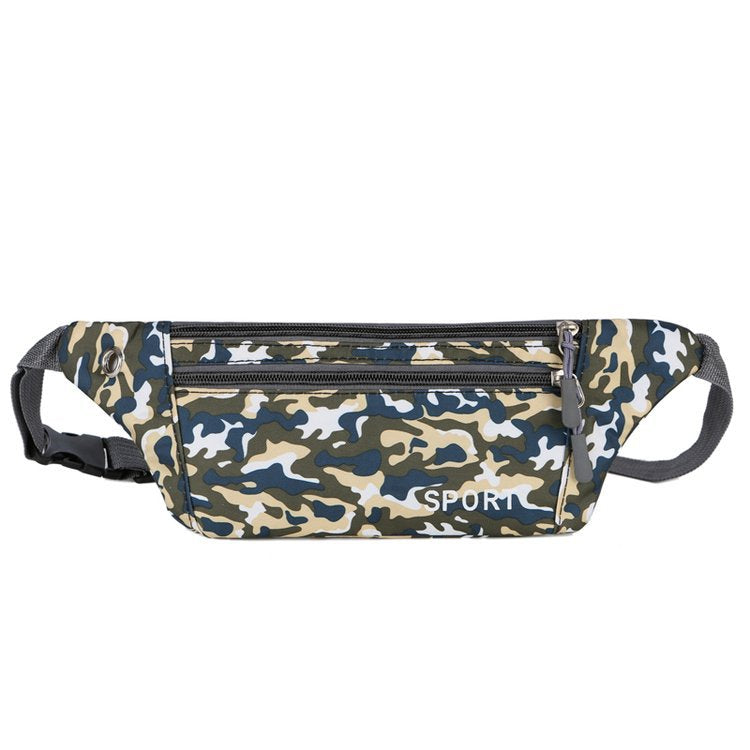 Women's Nylon Cloth Camouflage Fashion Stall Men's Waist Packs