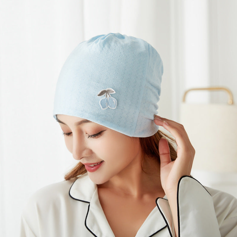 Cotton Confinement Cap Headscarf Summer Thin Bags